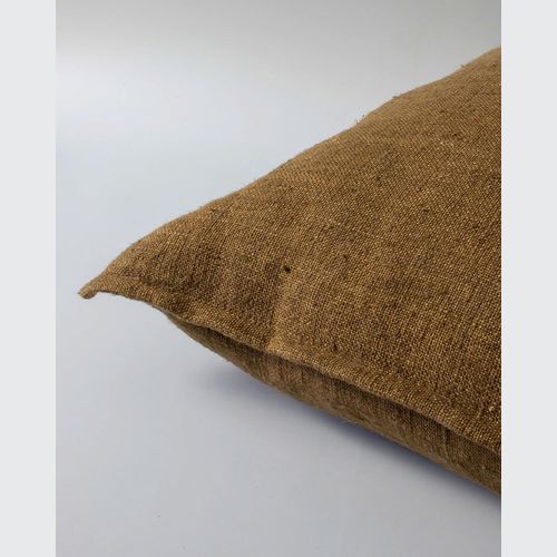 Baya Flaxmill Handwoven Linen Cushion - Pecan