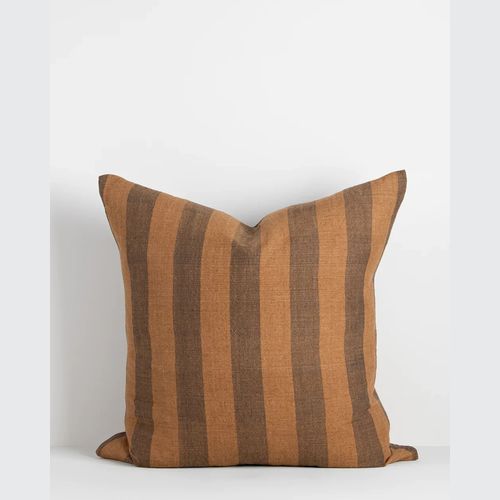 Baya Noosa Cushion - Cumin | On-Trend Stripe