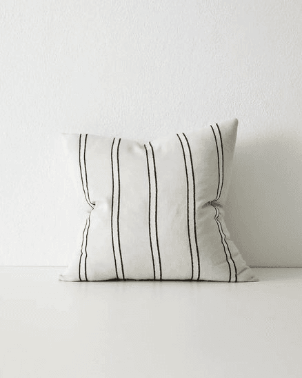 Weave Home Vinnie Striped Cushion - Glacier | Square and Lumbar
