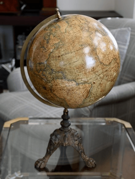 19th Century Parisian Terrestrial Globe
