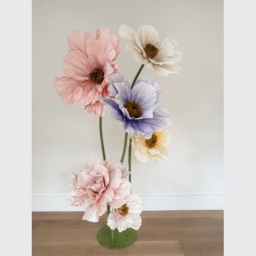 Poppies on Stand