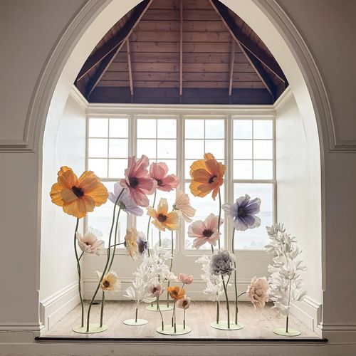 Flowers on Stands Set