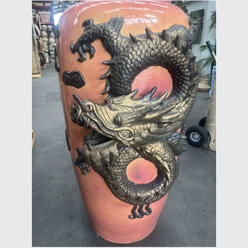 Tall Dragon Jar