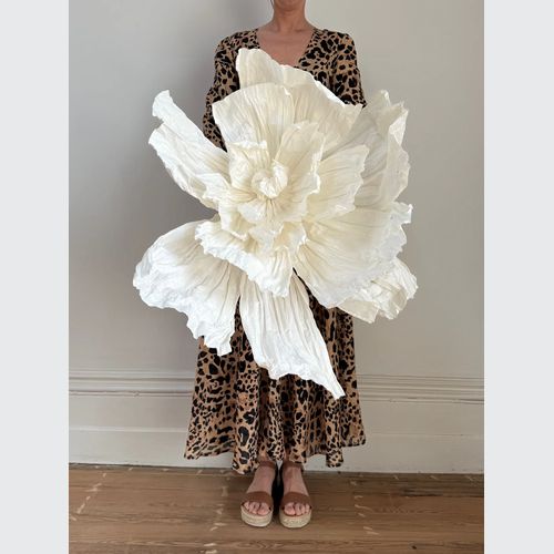 White Giant Paper Flower