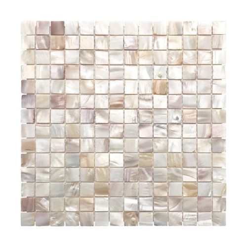 Mother Of Pearl Mosaic Blush Square