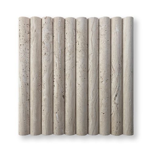 Ivory Travertine Flute