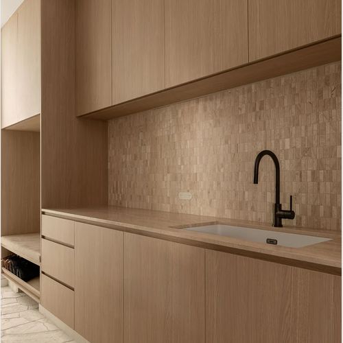 Superwhite - Travertine Aztec Mosaic