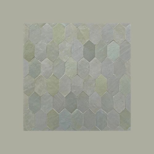 Moroccan Zellige - Nahla Hex - Sage