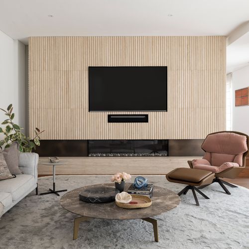 XL Flute Natural Stone Wall Tile