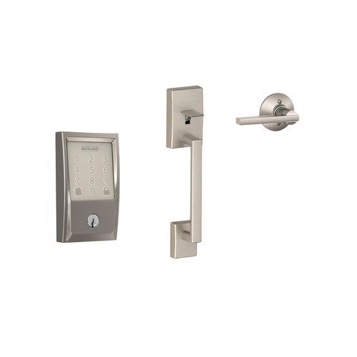 Schlage Encode Smart Deadbolt & Handle Set Satin Nickel