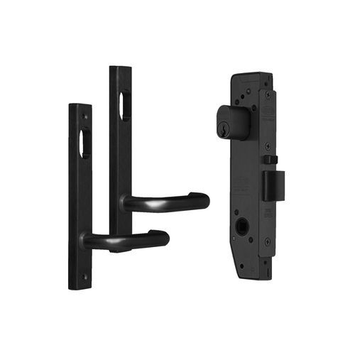 Lockwood Narrow Mortice Lock Kit Black 3782KIT01MBK