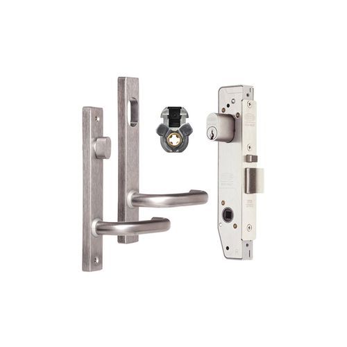 Lockwood Narrow Mortice Lock Kit Cyl/Turn/Handles SC