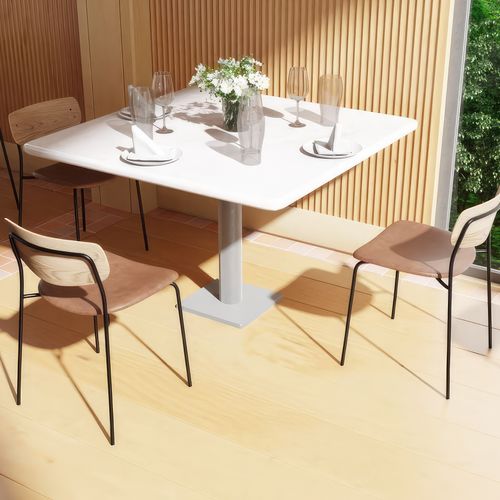 Rylie Chair - Padded Seat with Natural Backrest