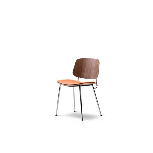 Søborg Chair Steel Frame Seat Upholstery by Fredericia