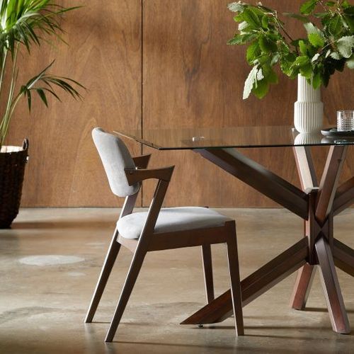 Bella Dining Chair | Dark Hardwood Frame