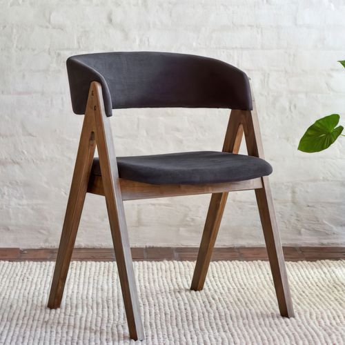 Gaudi Hardwood Dining Chair | Black | Walnut