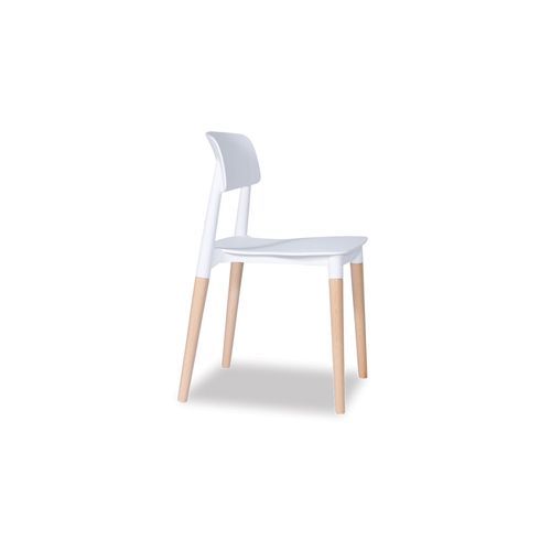 Lecco Chair - Natural - White