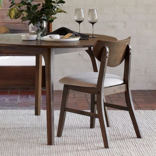 Soho Hardwood Dining Chair | Walnut