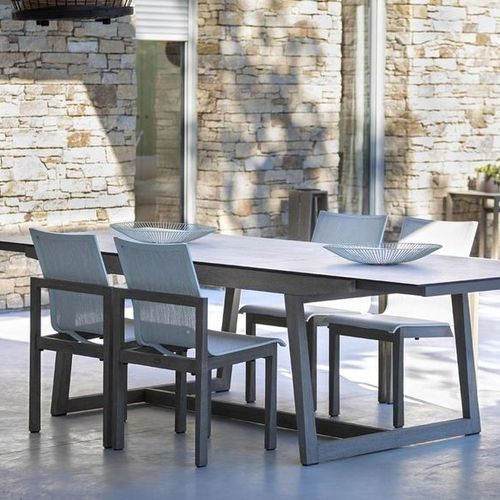 Skaal Teak HPL Top - Extending Outdoor Dining Table