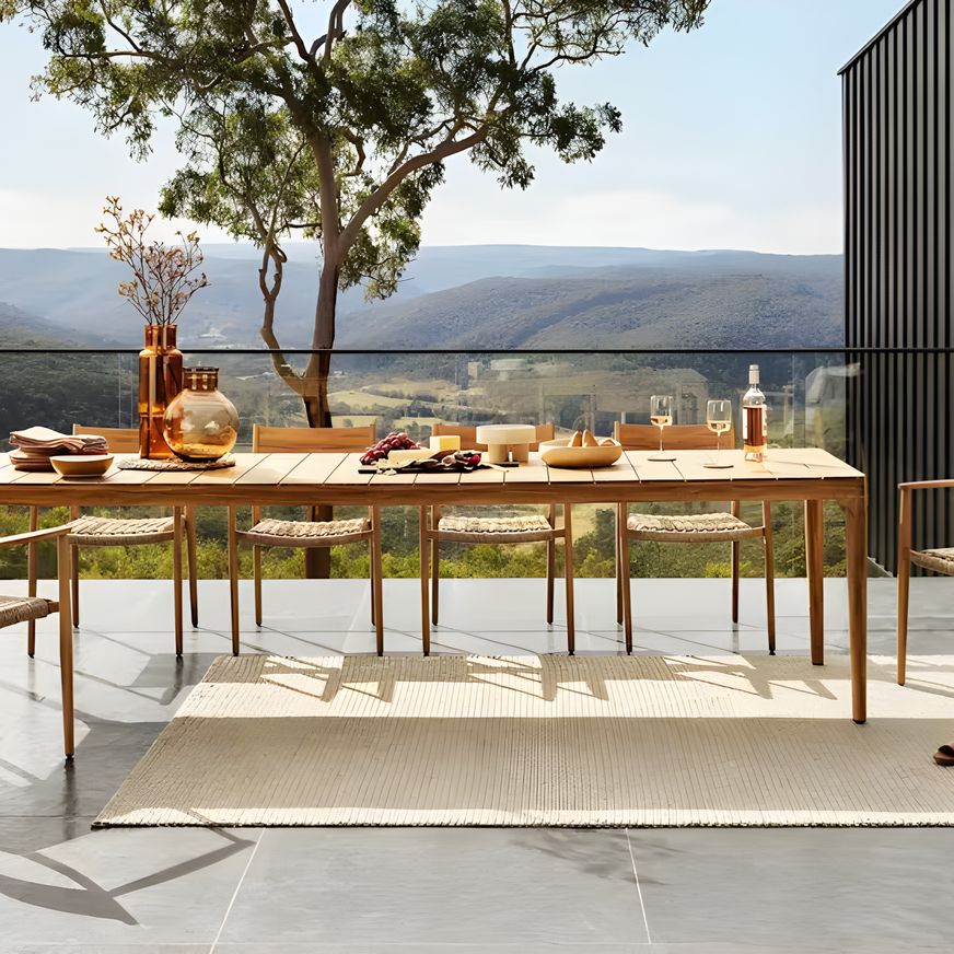 Lima 11pc Aluminium and Wicker Outdoor Dining Set