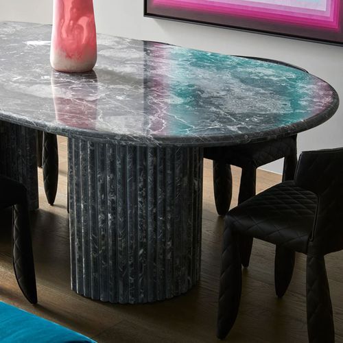 Zen Oblong Stone Dining Table