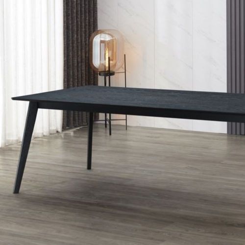 Cannes Hardwood Dining Table | Black | 2000mm