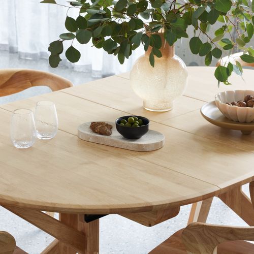Casa Extendable Dining Table (120 - 200cm) | Natural