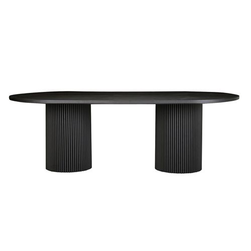 Benjamin Ripple Oval Dining Table - 8 Seater