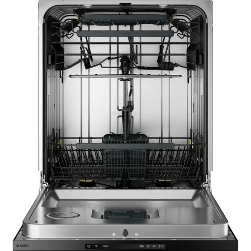 82cm Logic Built-In Dishwasher - Black Steel