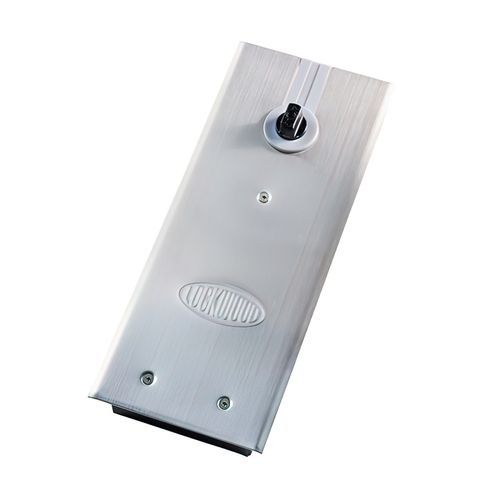 Lockwood Floor Spring Size 4 Hold Open Stainless Steel
