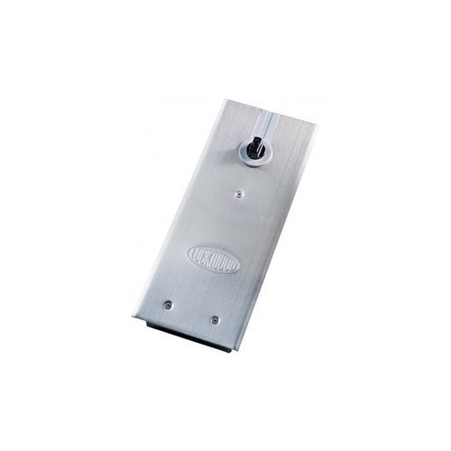 Lockwood Floor Spring Size 4 Hold Open Stainless Steel