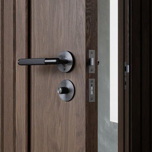 Linear Door Handle Set | Privacy