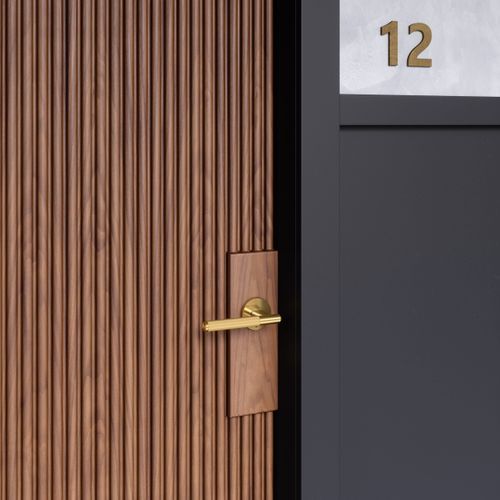 Linear Door Handle Set | Privacy