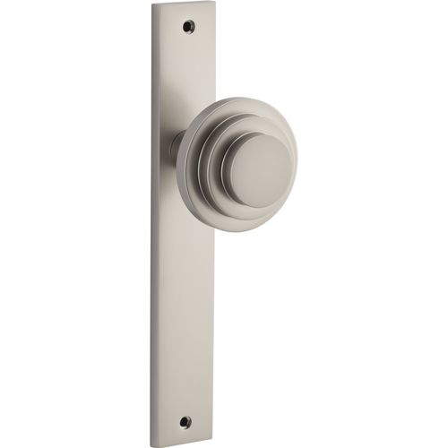 Zzzigurat Door Knob - Rectangular Backplate