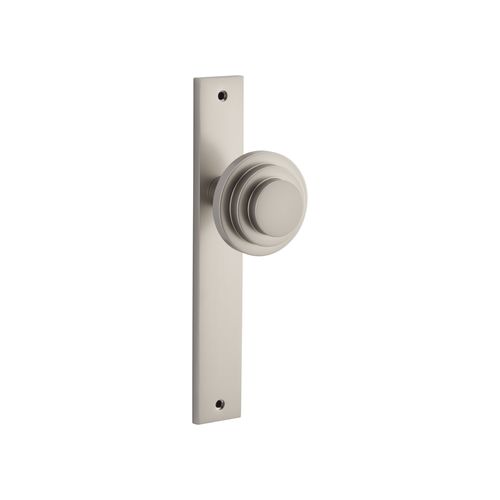 Zzzigurat Door Knob - Rectangular Backplate