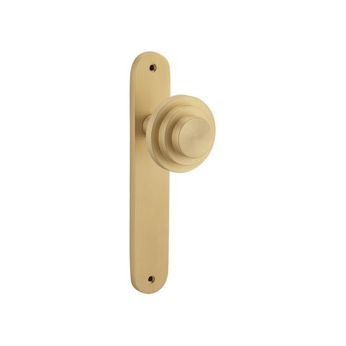 Zzzigurat Door Knob on Oval Backplate