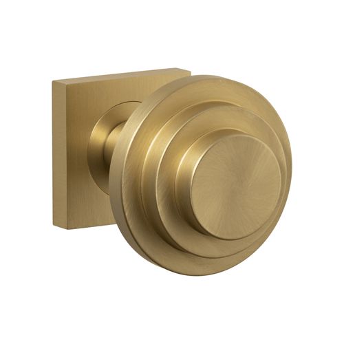 Zzzigurat Door Knob on Rose Square