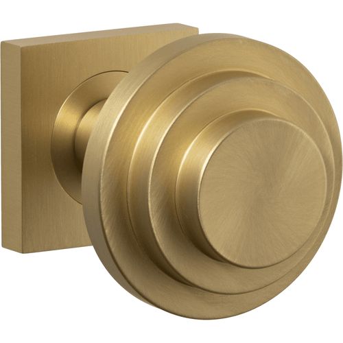 Zzzigurat Door Knob on Rose Square