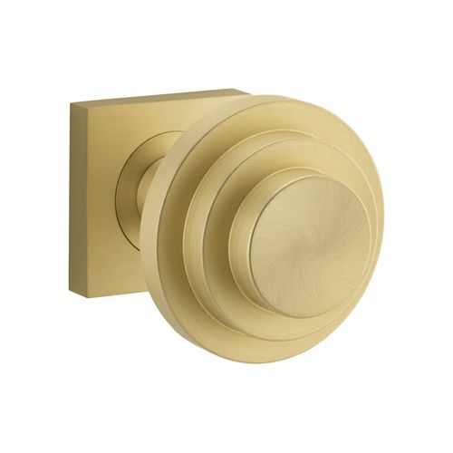 Zzzigurat Door Knob on Rose Square