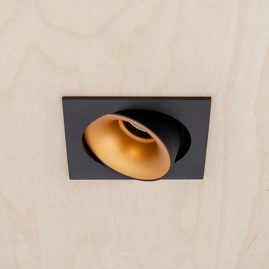 Cevon Dark Art Square Tilt/Rotate 11W Downlight