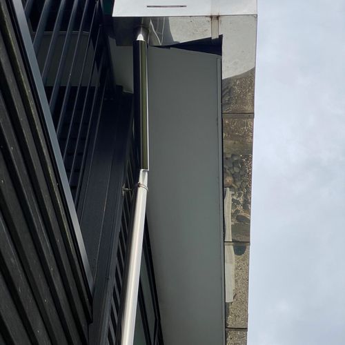 Stainless Gutters, Downpipes & Flashings by Contab