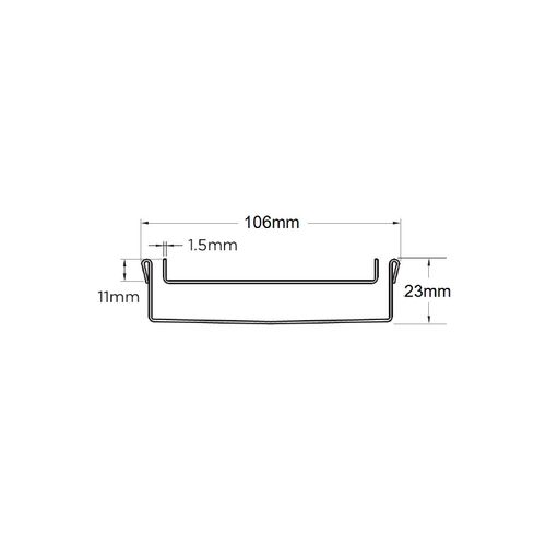 100Tii20MTL Tile Insert Drain