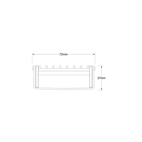 65TRiCO25 Standard Grate - 65mm Wide