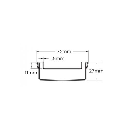 65Tii25MTL Tile Insert Drain