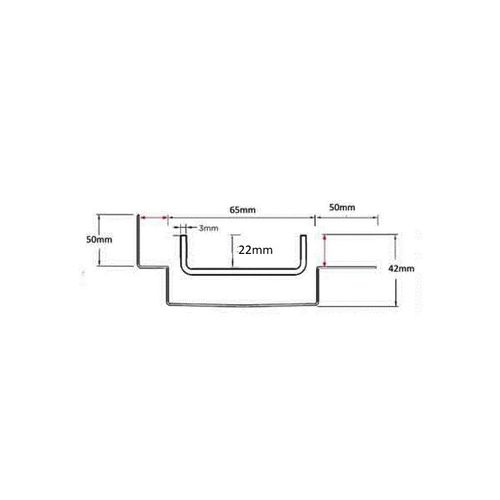 65TiiMTLF Tile Flange