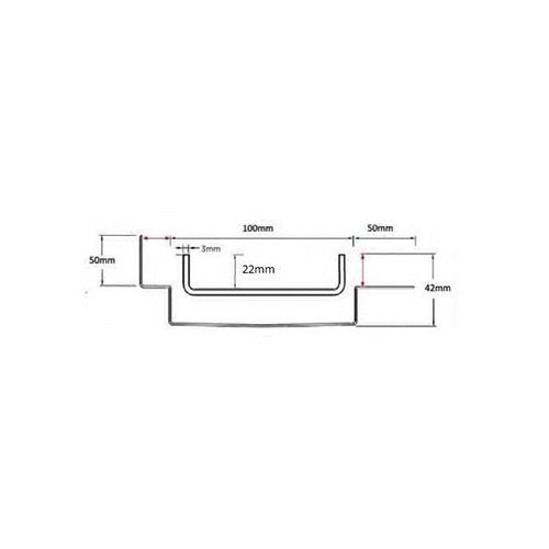 100TiiMTLF Tile Flange