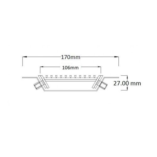 VC100-25 Vinyl Clamp Drainage System