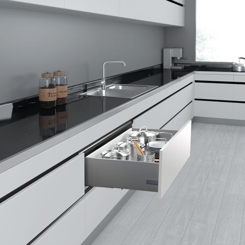 Enko SLIMBOX - Soft Close Drawer System Anthracite Screw On