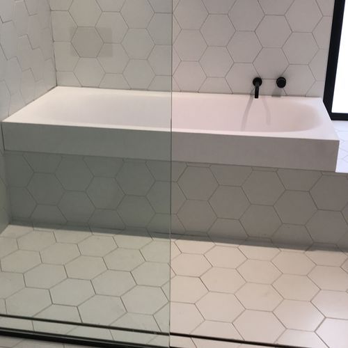 Emily ST28 1800mm Built-in Stone Bath