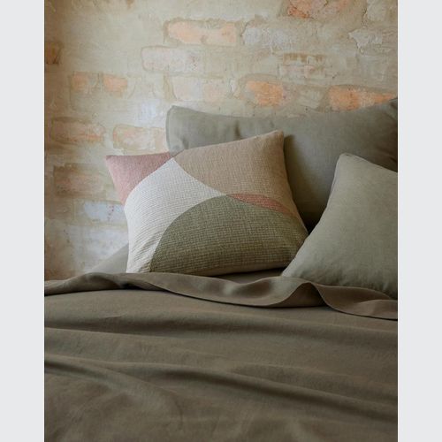 Ravello Linen Quilt Cover - Caper | Weave Home Bed Linen